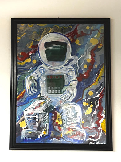 Astronaut painting