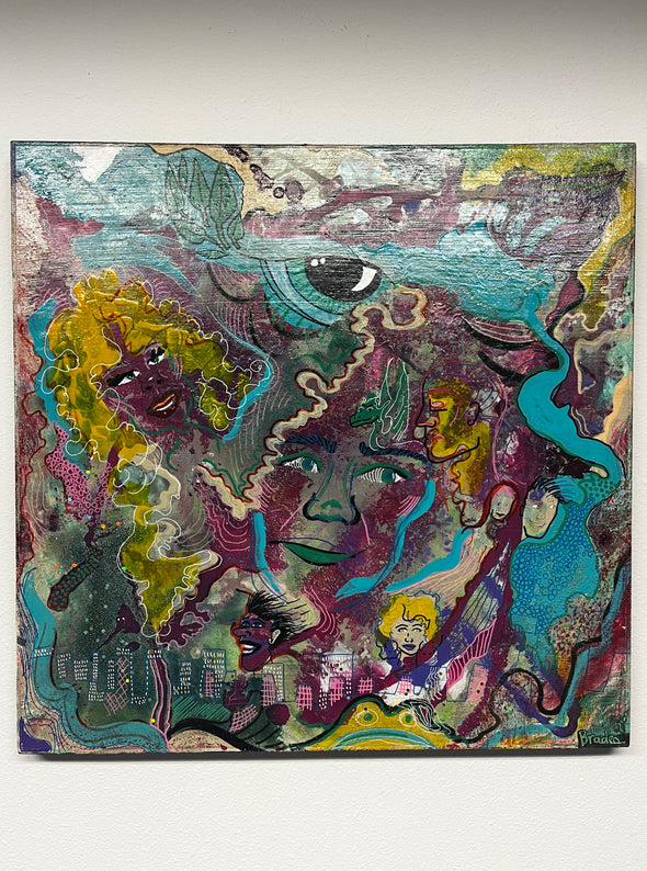 People watching in the city