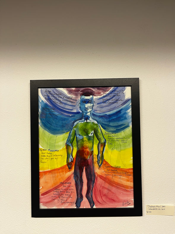 Chakra watercolor painting