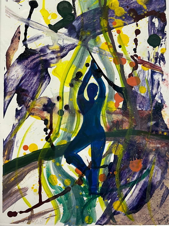 Tree Pose, zen within chaos